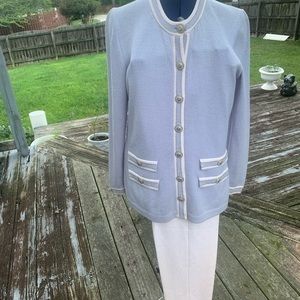 St John by Marie gray pantsuit size 8
